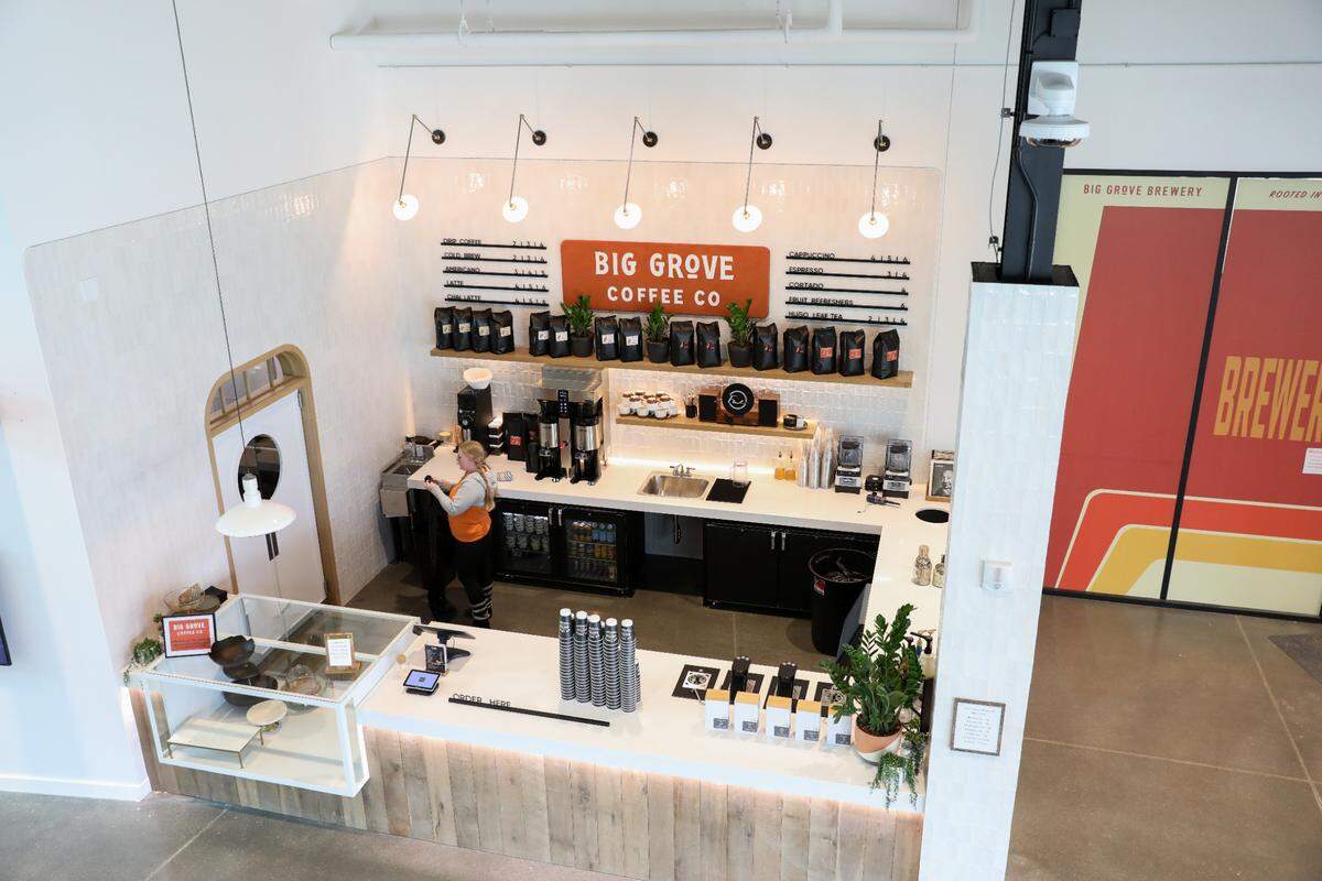 Big Grove Brewery recently opened its Omaha coffee shop.