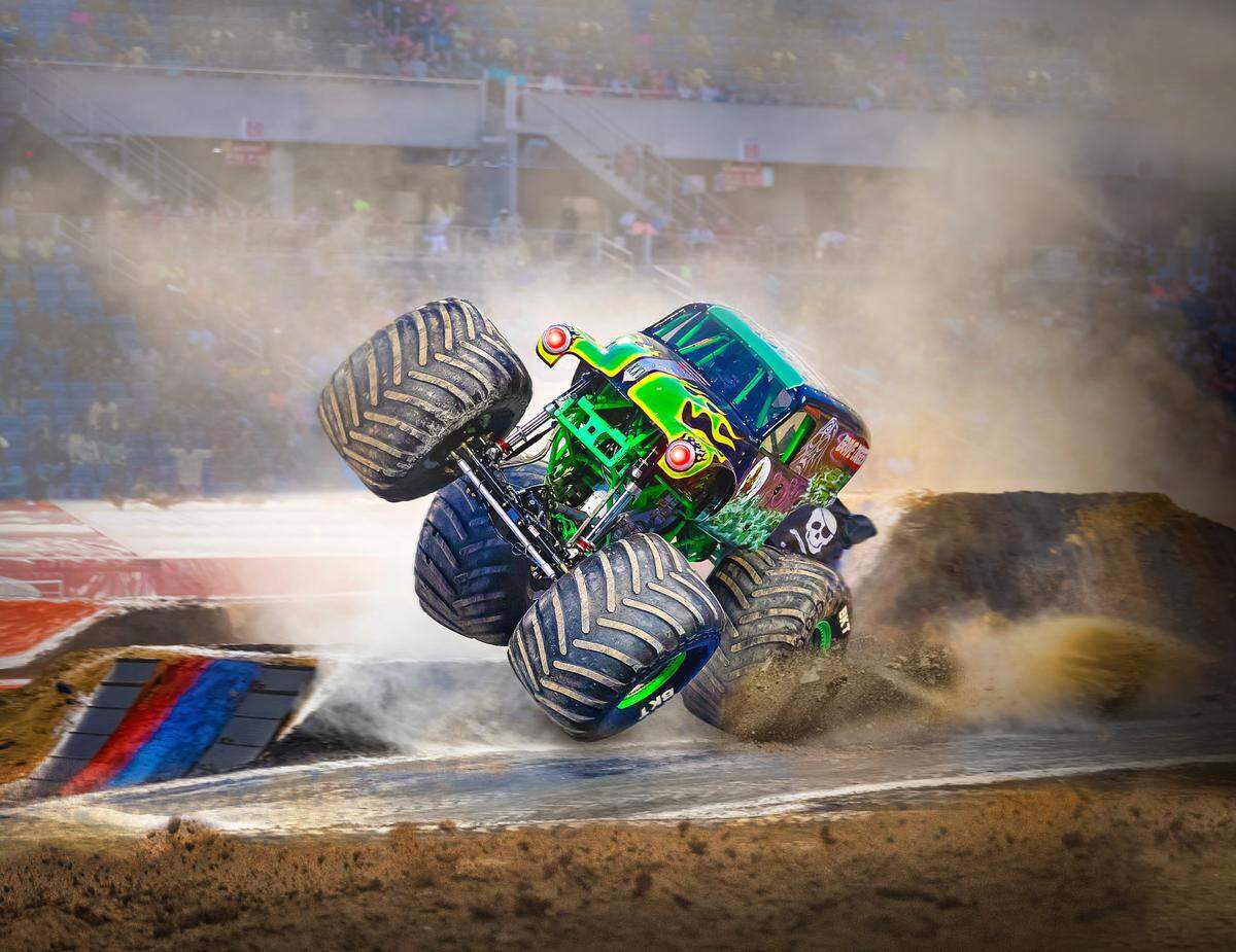 Monster trucks will return Oct. 7-8 to the T-Mobile Center with a twist. They will perform in the dark at the Hot Wheels Monster Trucks Live Glow Party.