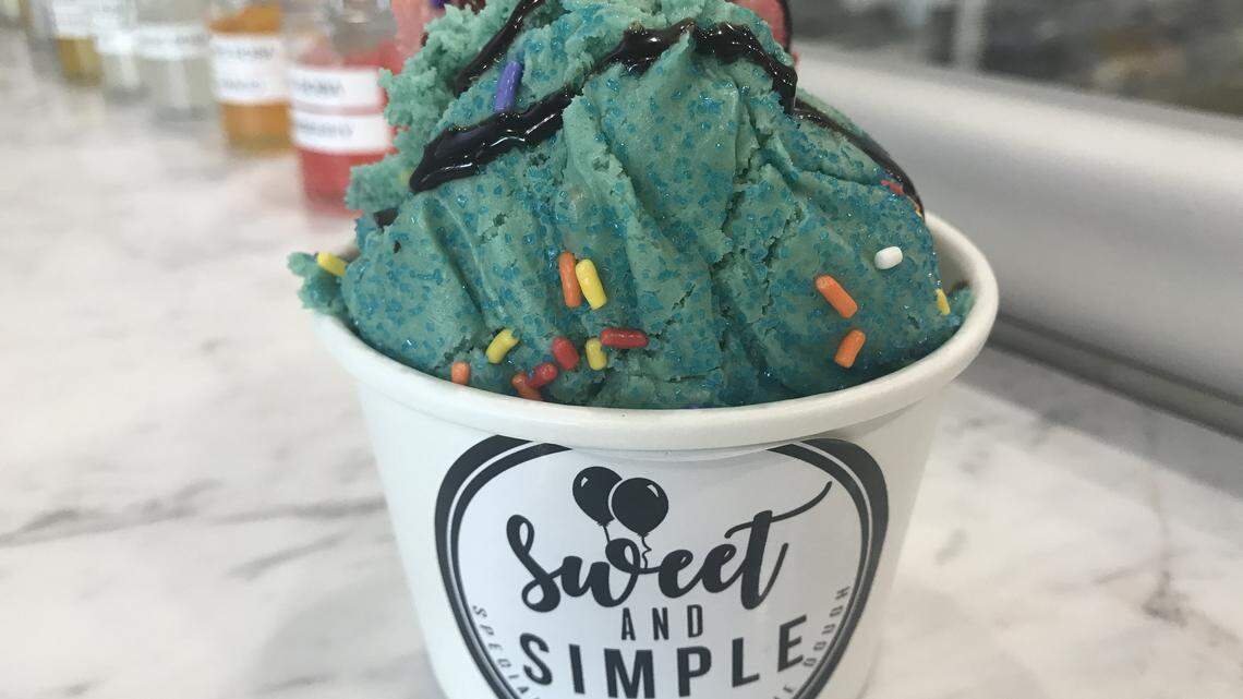 Sweet and Simple's birthday cake cookie dough.