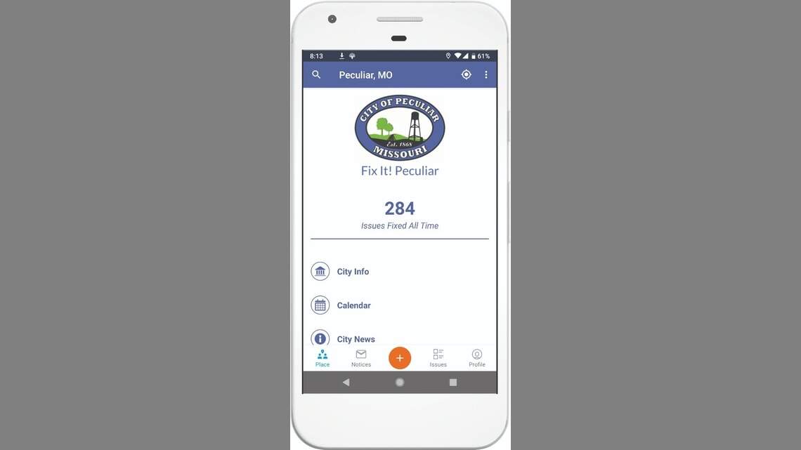 Something bugging you in Peculiar? Now there’s an app for that, thanks to the city