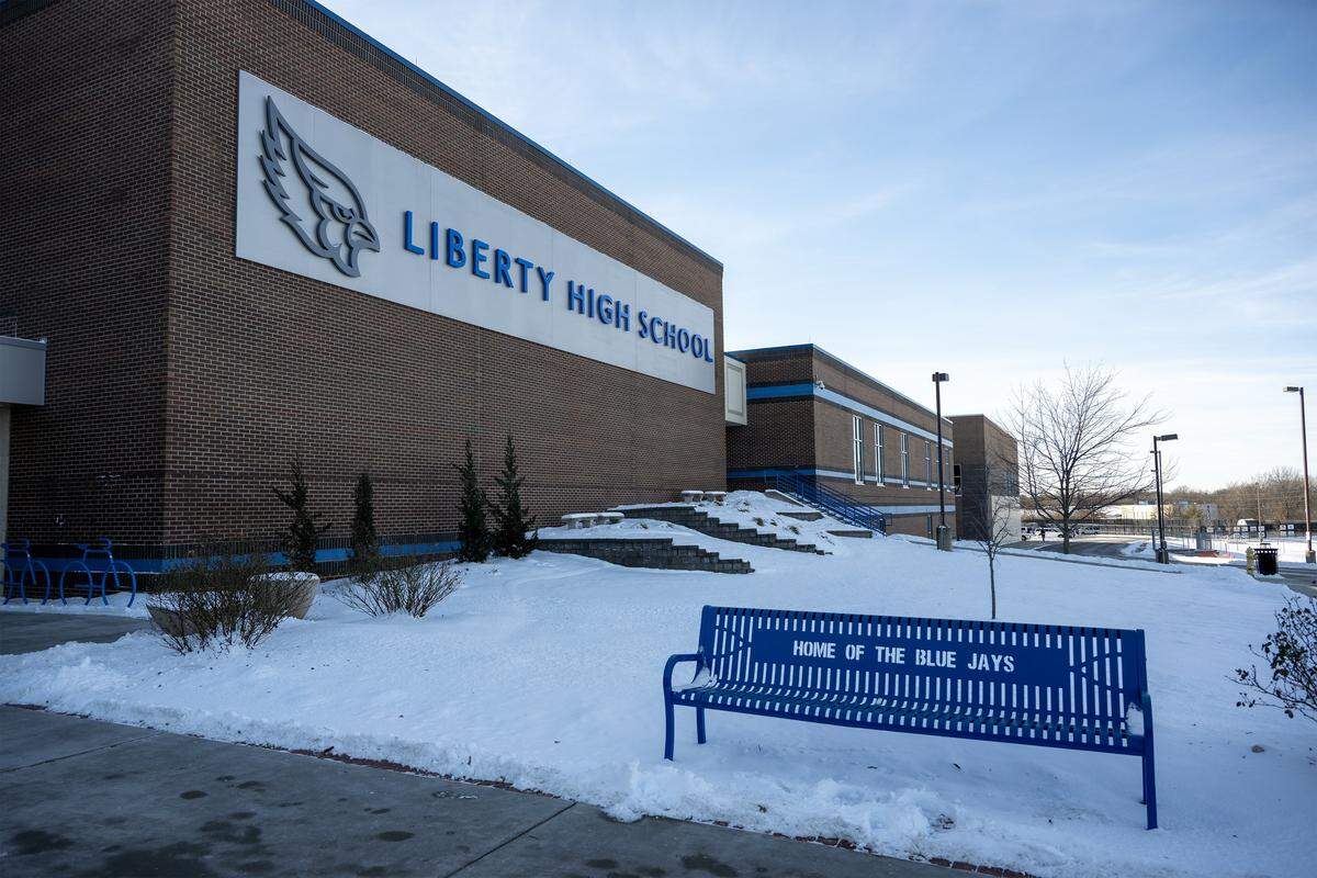 Liberty High School on Tuesday, Jan. 27, 2026, in Liberty, Missouri.