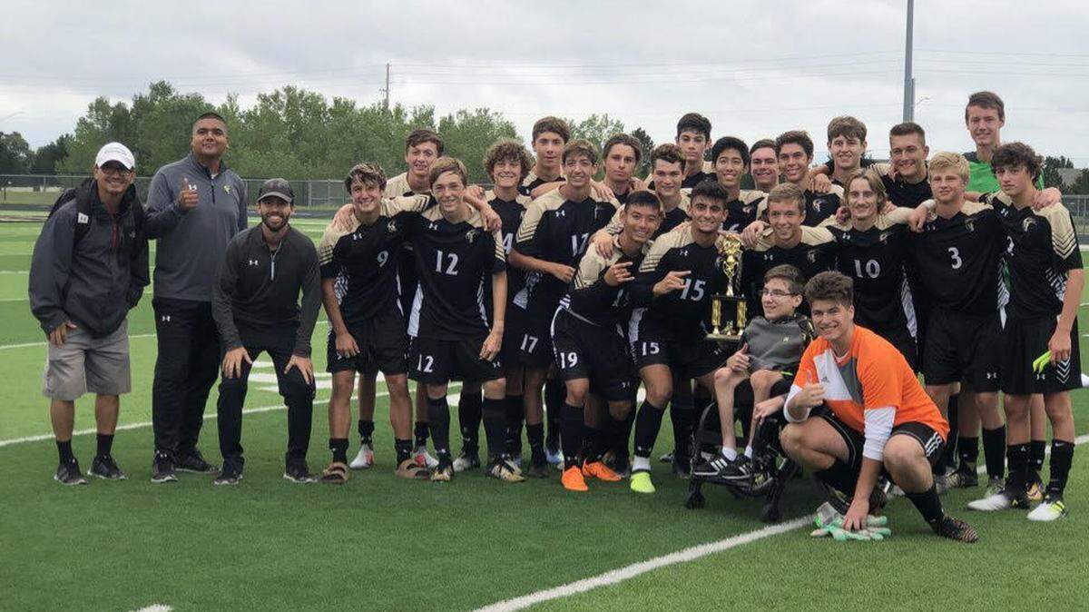 The Maize South High soccer team