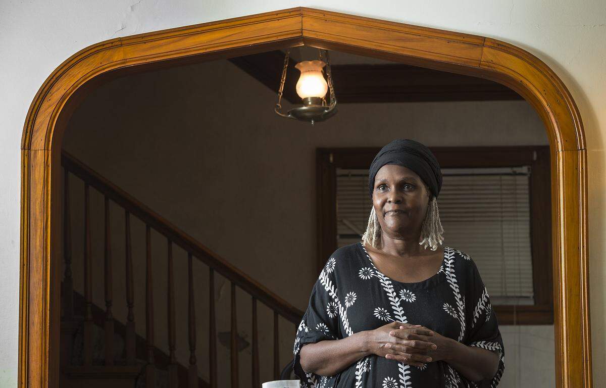 Gloria Labat of Kansas City, Kan., is the aunt to murder victim Donald Ewing, 34, who was killed in 1994 in Kansas City, Kan., by shotgun blasts as he sat in a Cadillac with his distant cousin, Doniel Quinn, 21, who was also killed.
