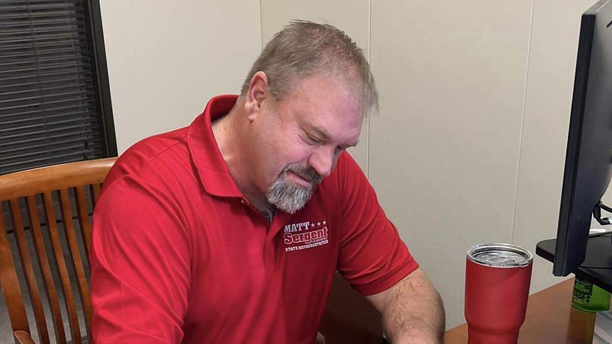 Booster club member Matt Sergent is running for Missouri House.
