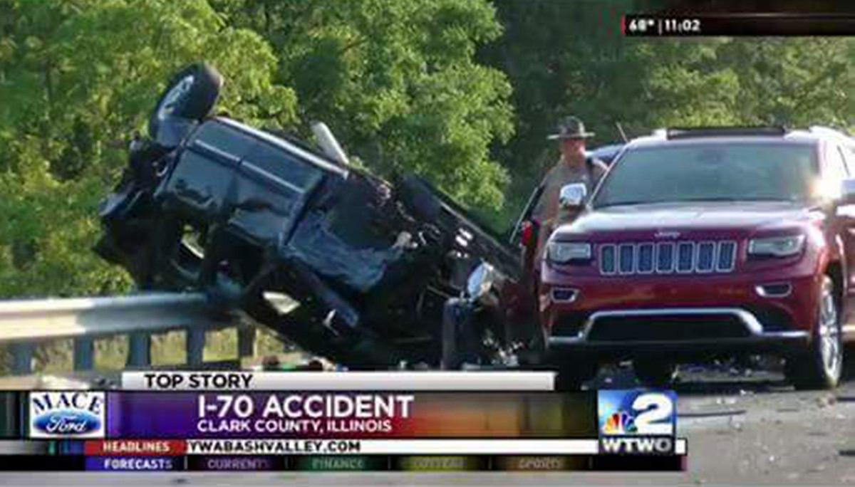 The accident that injured Dale McWilliams of Rolla, Missouri.