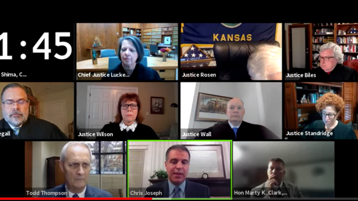 The Kansas Supreme Court heard arguments on Thursday in the disciplinary case for Russell County Magistrate Judge Marty Clark.