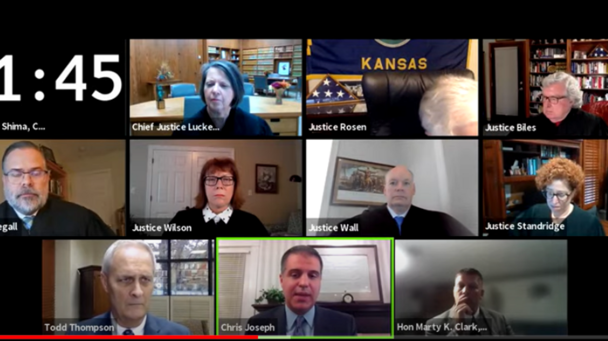 The Kansas Supreme Court heard arguments on Thursday in the disciplinary case for Russell County Magistrate Judge Marty Clark.