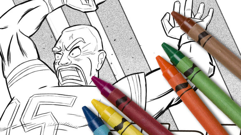 Make the big stop with Chris Jones in our Kansas City Chiefs coloring page