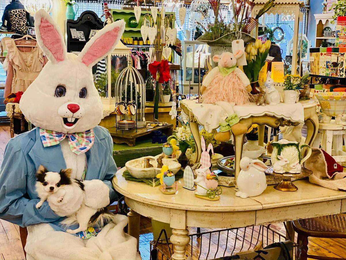 The Easter Bunny can be found hopping around the West Bottoms this weekend. Take a photo with the bunny if you’re lucky enough to see him.