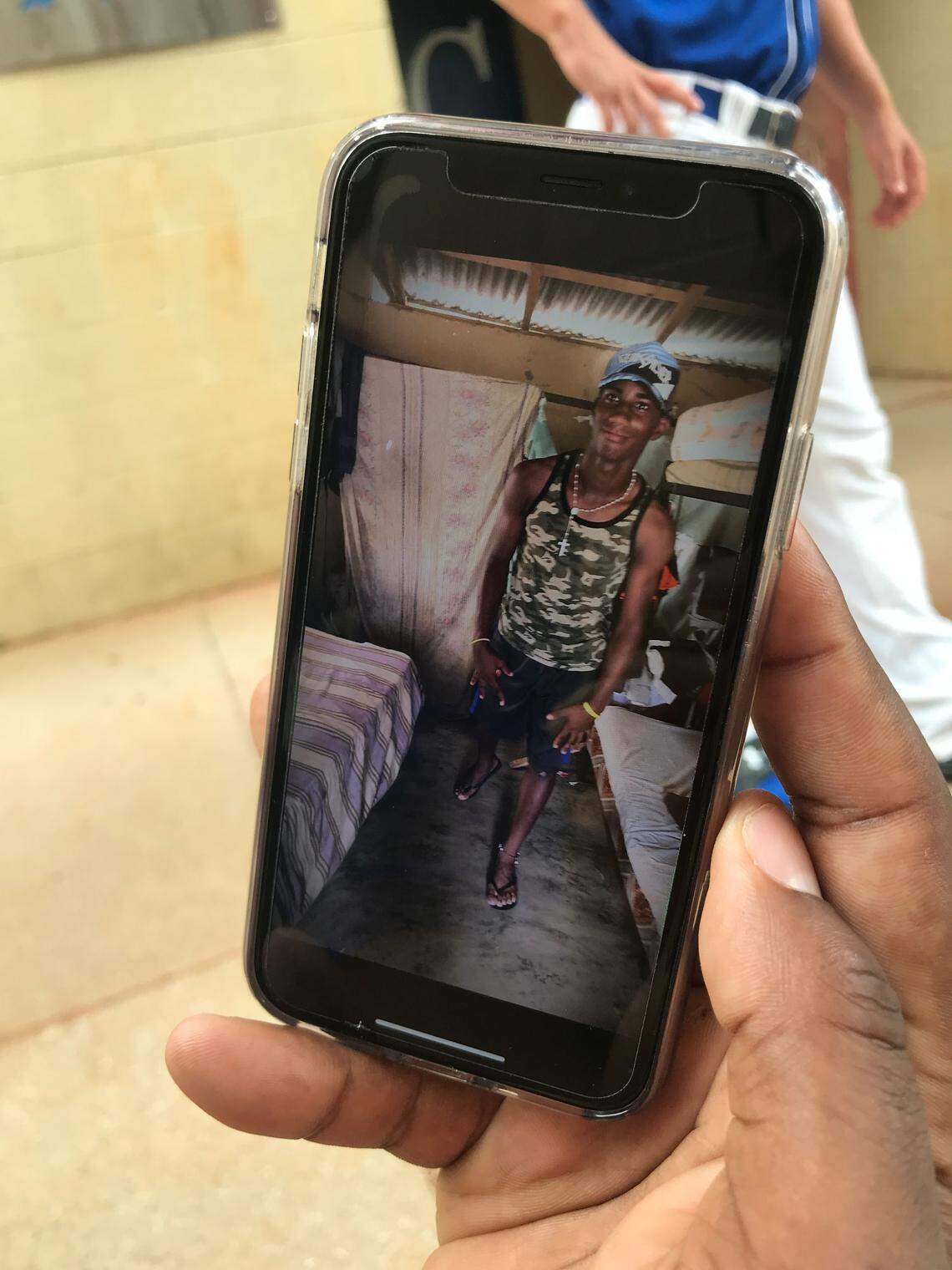 Before becoming the Royals third-ranked prospect, outfielder Seuly Matias learned to refine his skills at a baseball academy for prospects in the Dominican Republic. Pictured here at 15, he was already tall and muscular but had a thin frame.