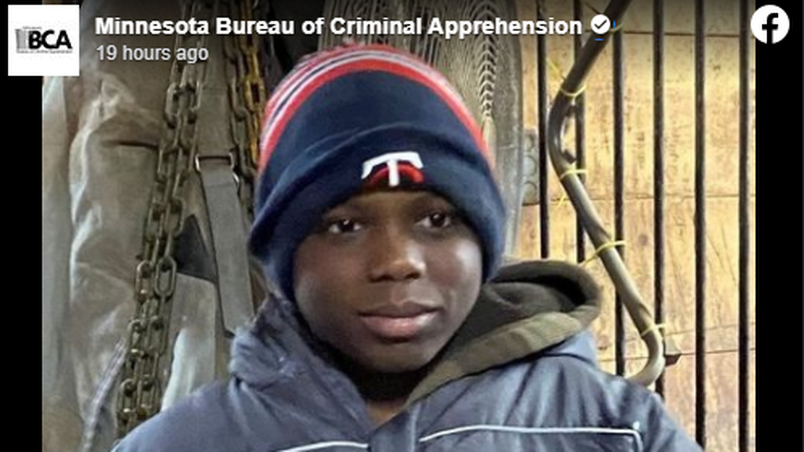 Izaich Mardis, 14, is missing after he didn’t show up for school on Tuesday, Dec. 14, police in Minnesota say.