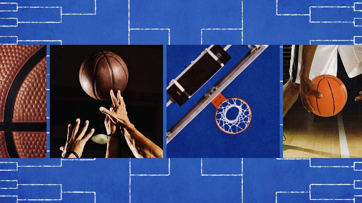 Photo illustration for the NCAA tournament 