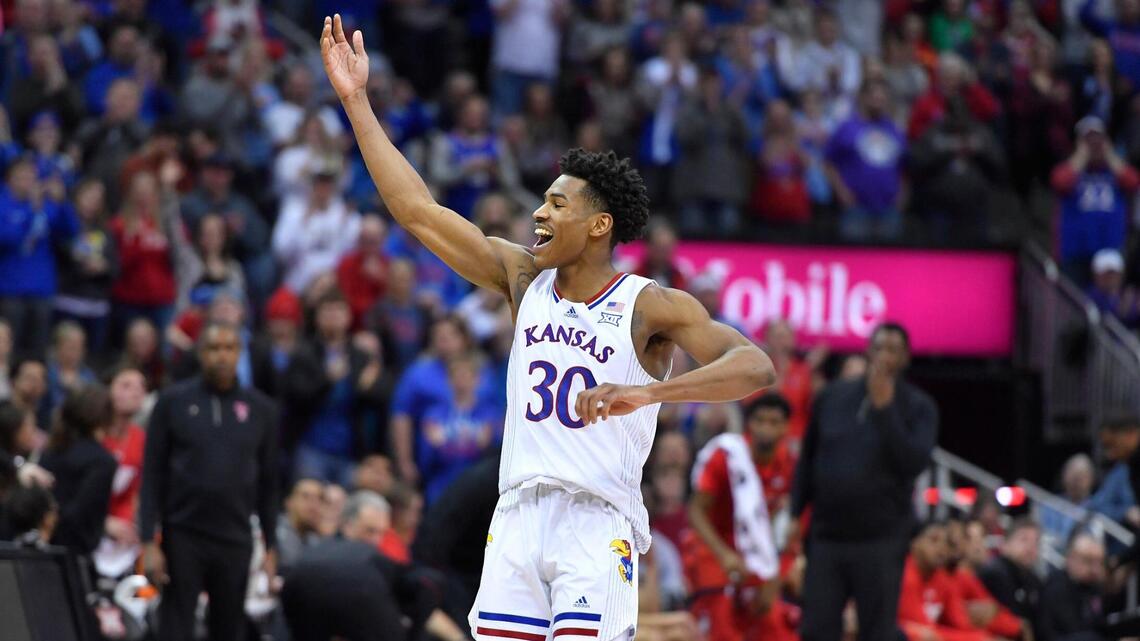 Kansas Jayhawks’ Ochai Agbaji joins select group as Big 12 Tournament outstanding player