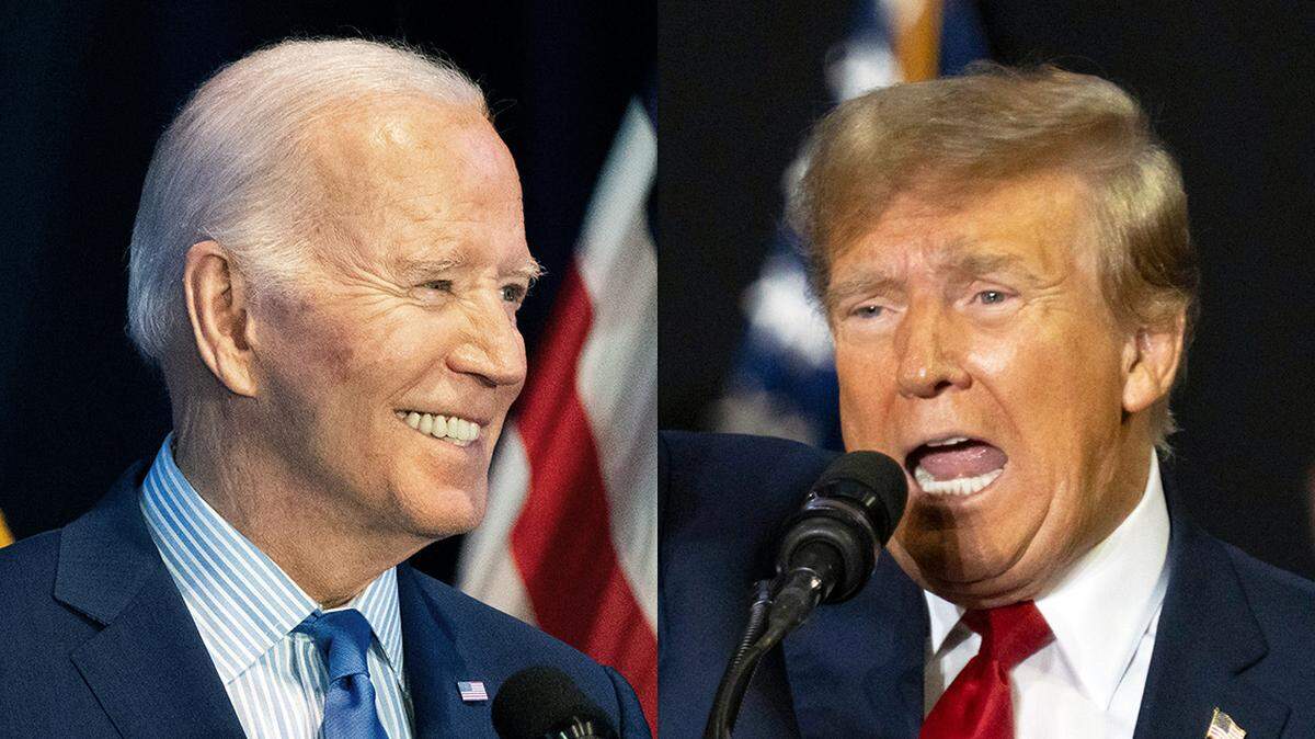 President Joe Biden and Donald Trump