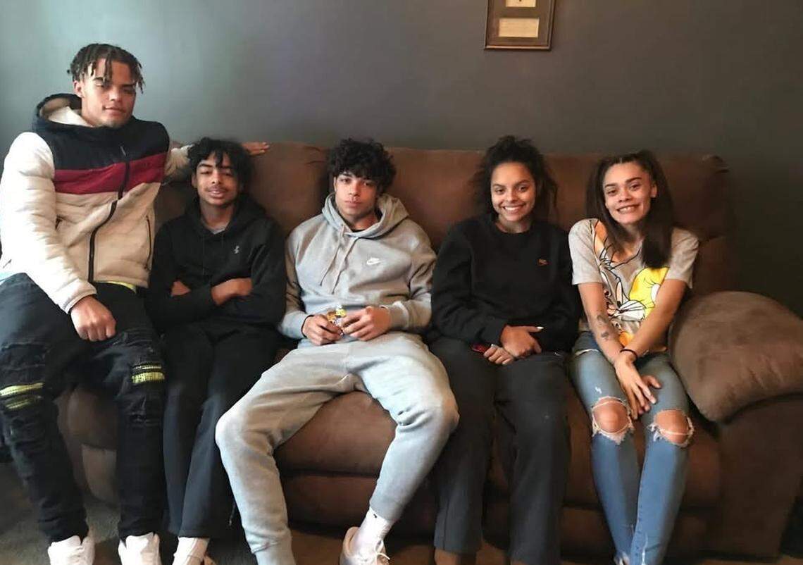 Kane Taddese, center, always lit up any room he entered, his obituary reads. Taddese, 24, was fatally shot in a shooting in a surface parking lot across the street from the Power and Light District on Aug. 24. Video shared with The Star shows the fight leading up to his death.