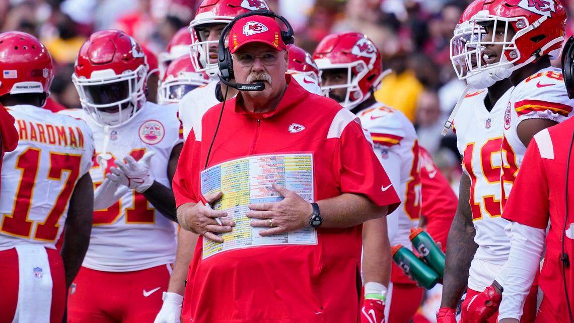 Chiefs coach Andy Reid has had a roller-coaster season: a 5-4 start on the field and a health scare that included a hospital stay after his team’s home loss in September to the L.A. Chargers
