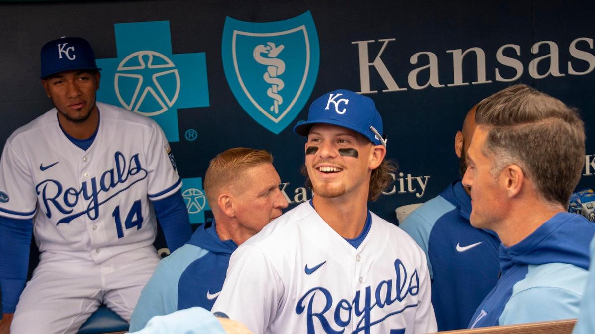 Bobby Witt Jr. made his MLB debut for the Royals on Opening Day, Thursday, April 7, against Cleveland at Kauffman Stadium in Kansas City.