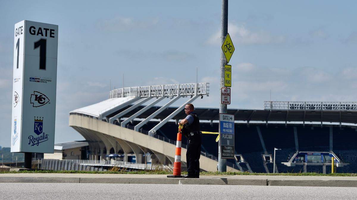 Kansas City police closed the Truman Sports Complex on Saturday during a standoff with a man they said was armed.