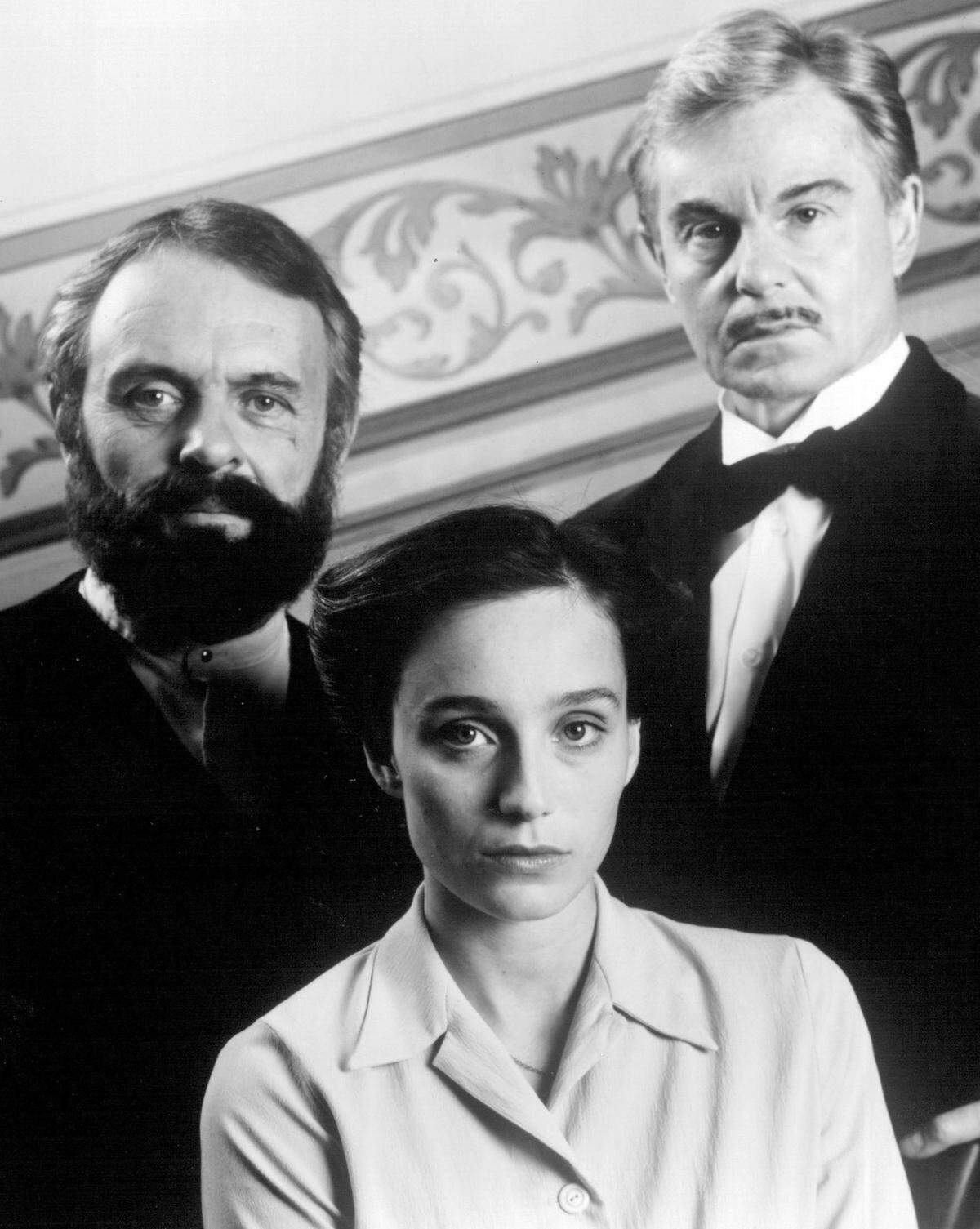 “The Tenth Man” is the 158th Hallmark Hall of Fame presentation, which aired on CBS Sunday, December 4, 1988. Based on Graham Greene’s novel, the film stars Anthony Hopkins, left, as a wealthy lawyer who, in an act of cowardice during the Nazi occupation of France in World War II, saves his life by sacrificing another. The cast also includes Derek Jacobi and Kristin Scott Thomas, front. The story explores themes of guilt, redemption, and the moral complexities of survival.