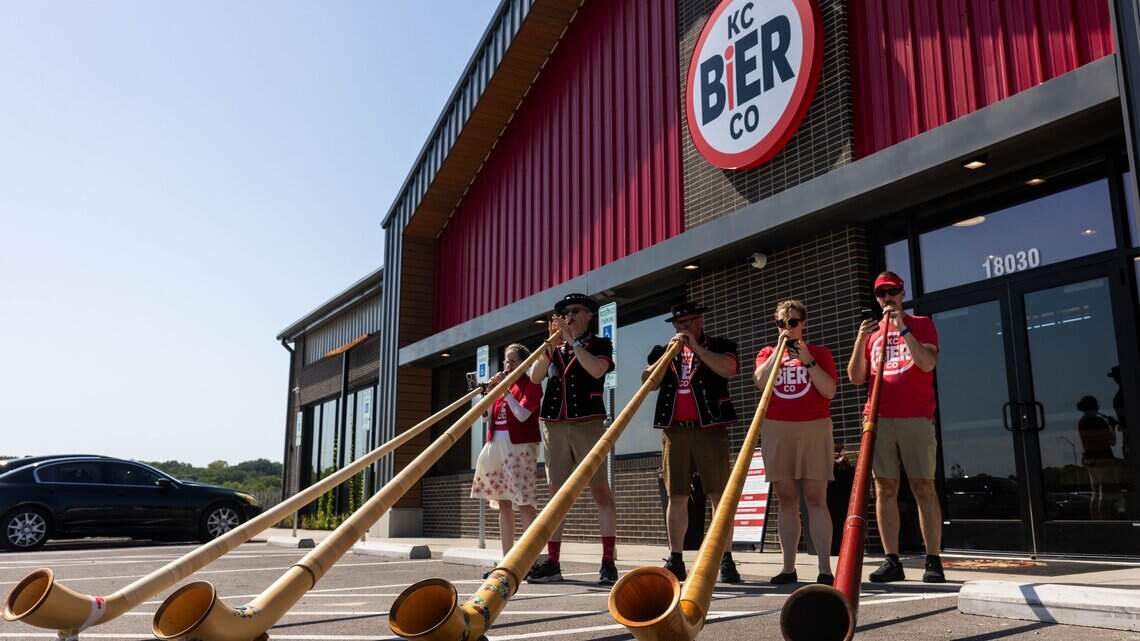 Massive Johnson County brewery, beer garden opens. ‘Just think German’