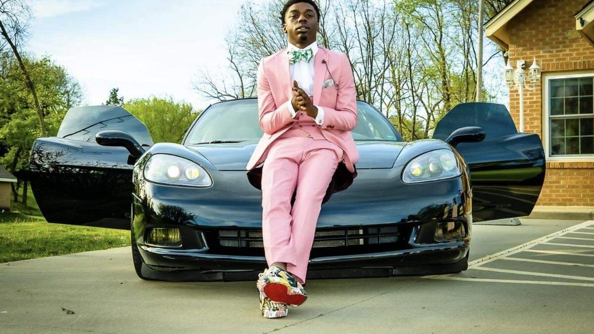 Rashan Stenson Jr., 17, poses for a photograph ahead of Junior prom at Winnetonka High School. Stenson was shot and killed May 22 near the intersection of 79th Terrace and Campbell Street in Kansas City.
