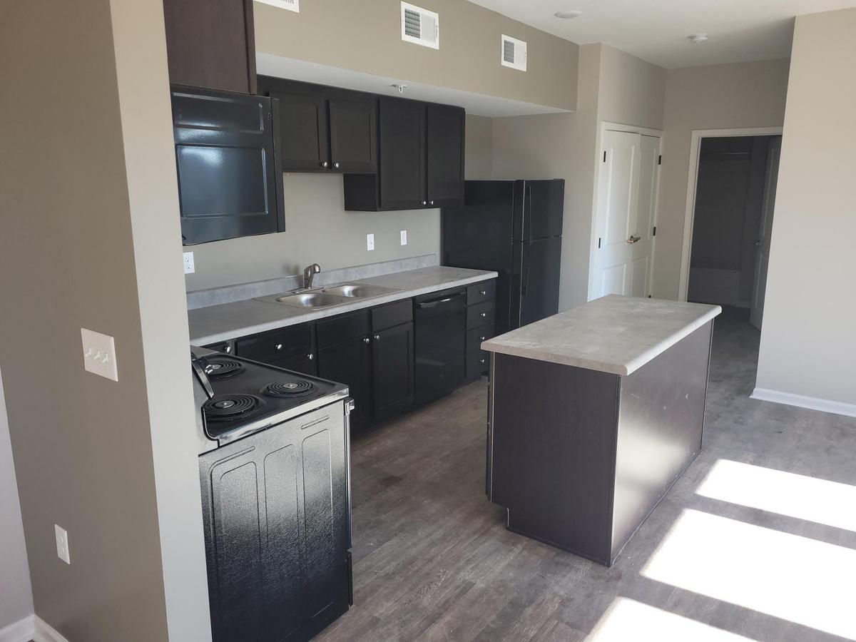 A look inside one the apartment units at Boulevard Lofts.