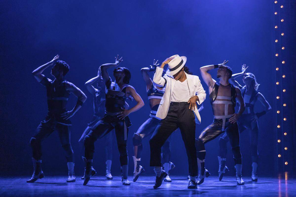 Roman Banks portrays Michael Jackson in the national tour of “MJ: The Musical,” which will run May 7-12 at the Music Hall.