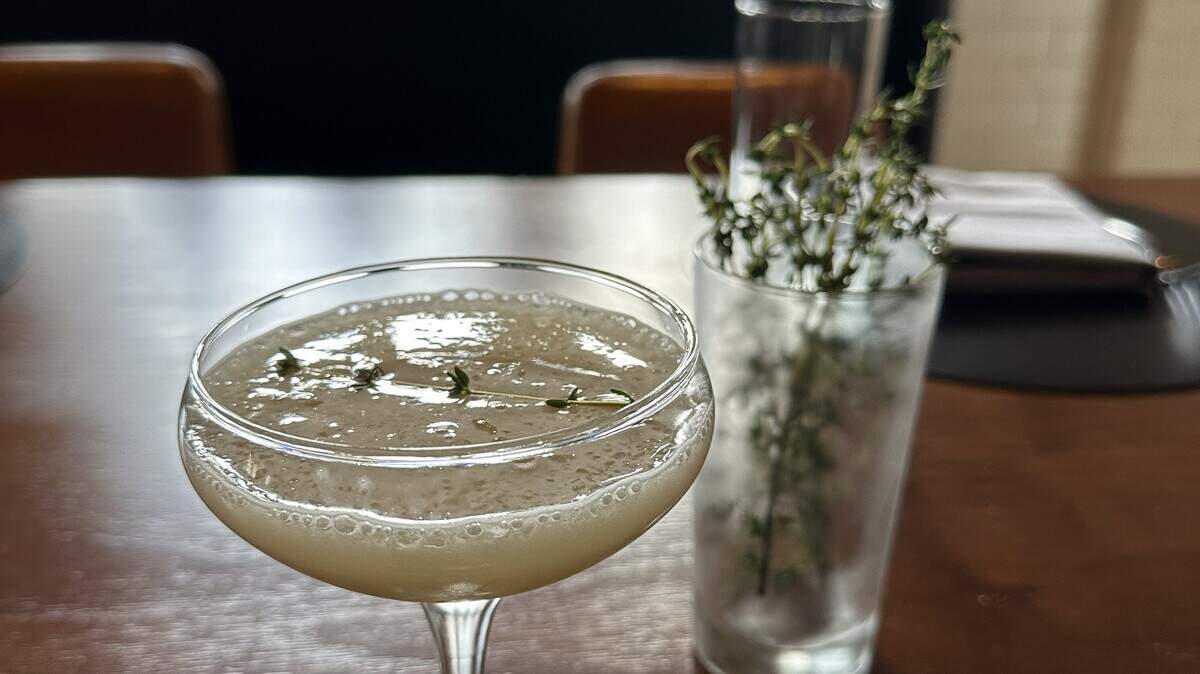 The Verdant Promise is one of the cocktails available at The Dressing Room, inside Heddi Monro.