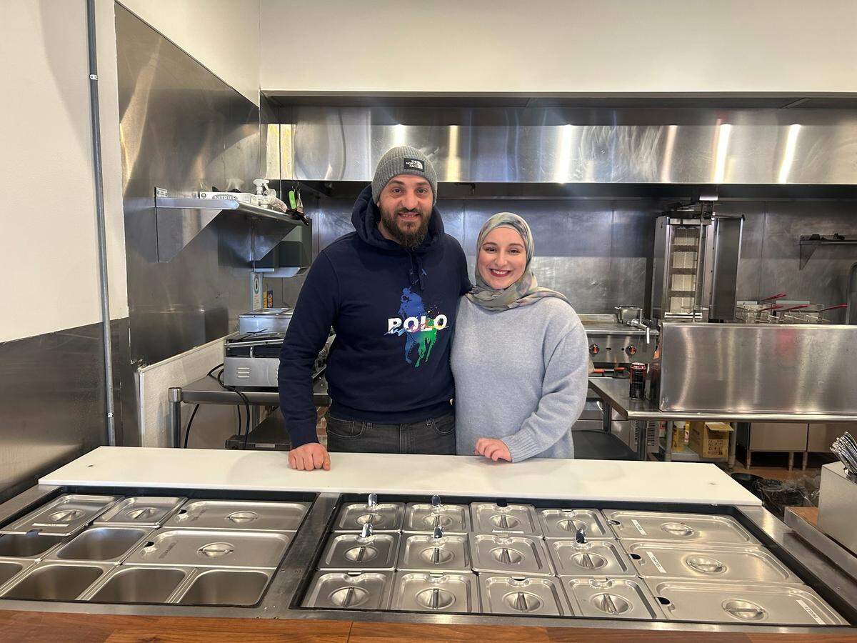 Couple Saleem Fadha (left) and Diana Ammar hope to open more locations if all goes well.