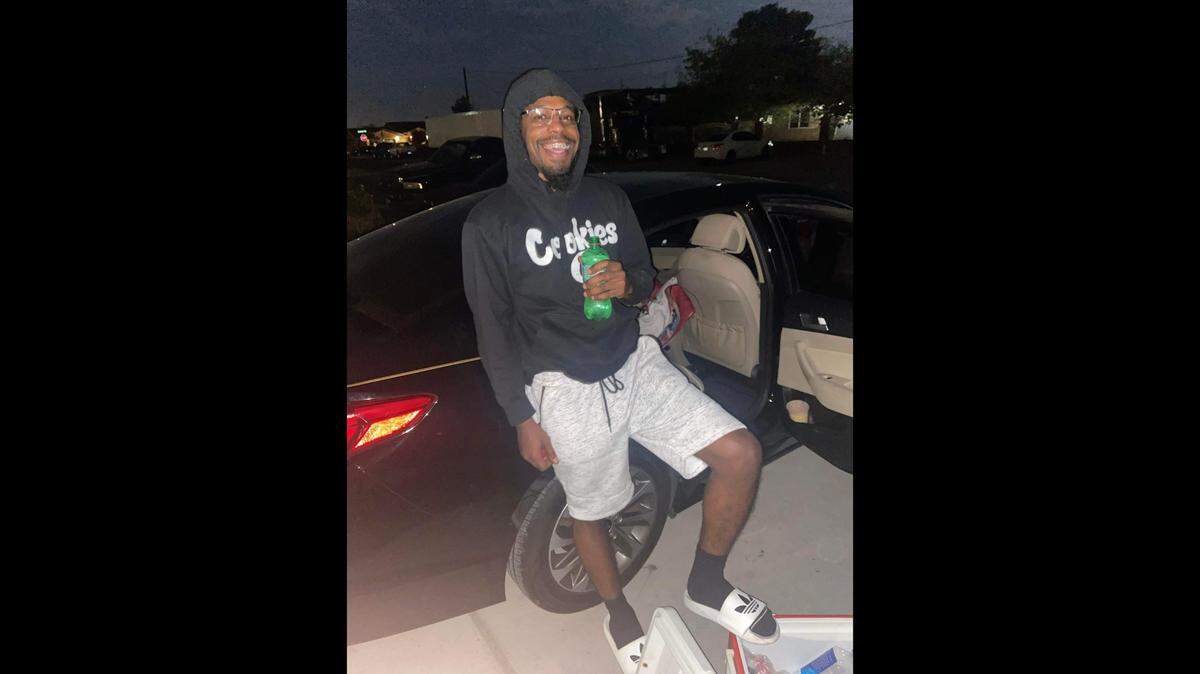 Raheem Knox is pictured in a photo provided by his family. He was killed in a July 6 shooting in Kansas City at age 26.