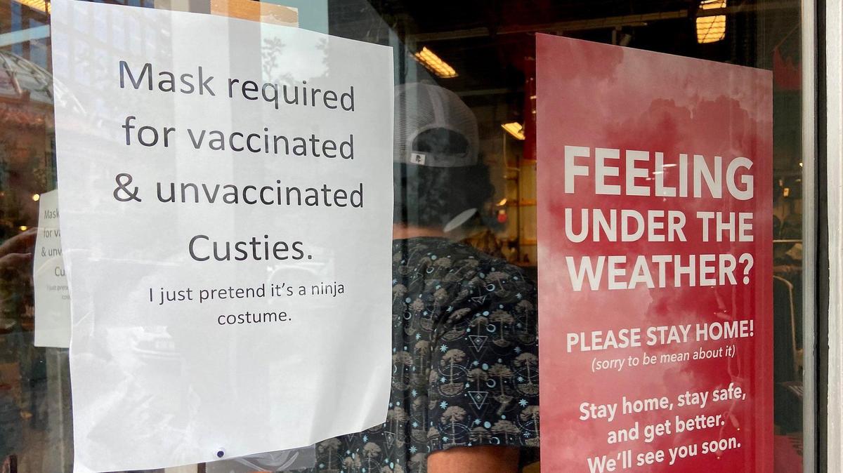 Businesses did their part to keep customers safe.