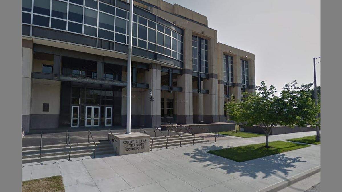 The U.S. District Court in Kansas City, Kansas, is pictured in a Google Maps Street View image from May 2018.