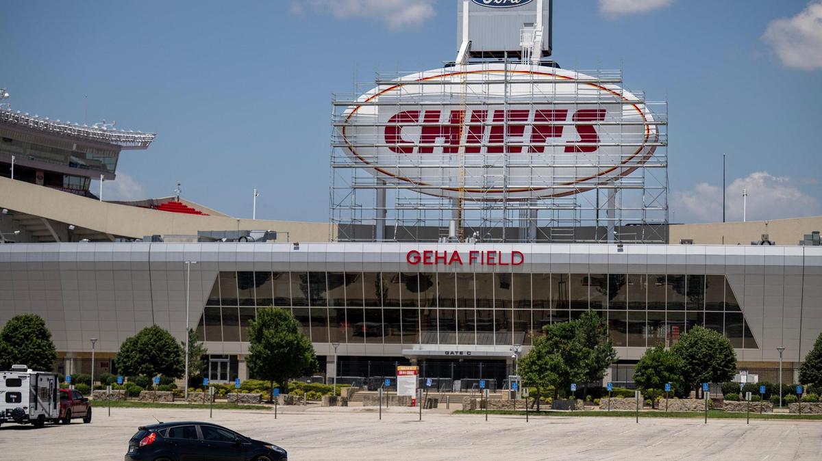 Arrowhead Stadium, home of the Kansas City Chiefs, at the Truman Sports Complex on Tuesday, July 1, 2025, in Kansas City. 