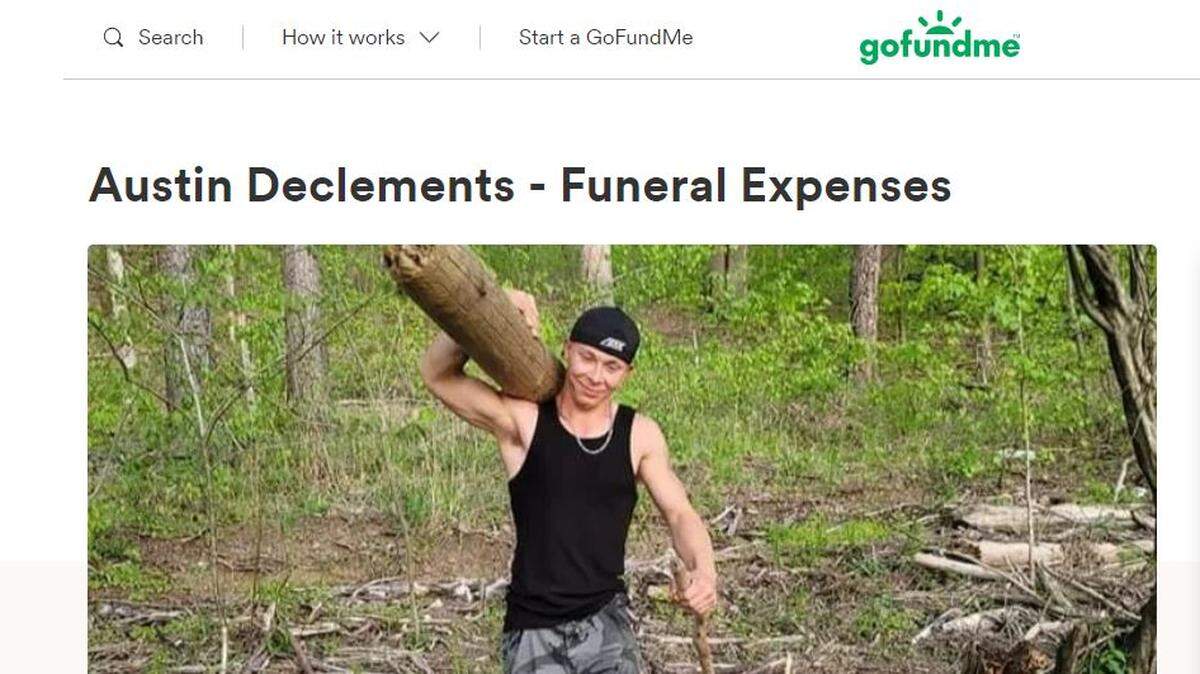 A GoFundMe online fundraiser was created to help cover funeral expenses for Austin Knowles-DeClements, 25, who was fatally shot in Kansas City on Jan. 26, 2022.