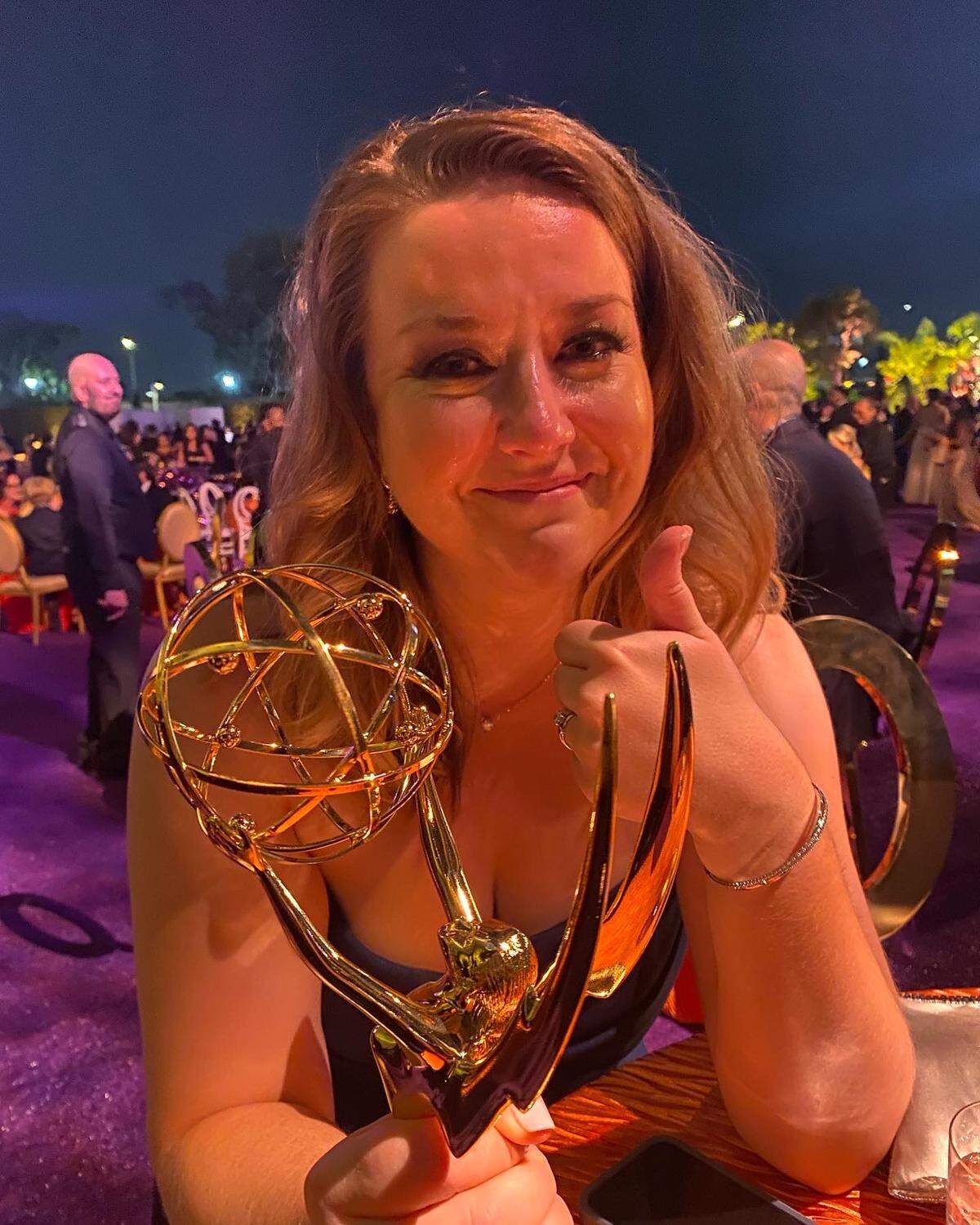Taylor Kay Phillips says September’s Emmy ceremony felt unreal. She kept expecting someone to yell, “Cut! Excellent job performing glamour, but you’re a comedy writer, please put on your sweats and go back to your room!”​