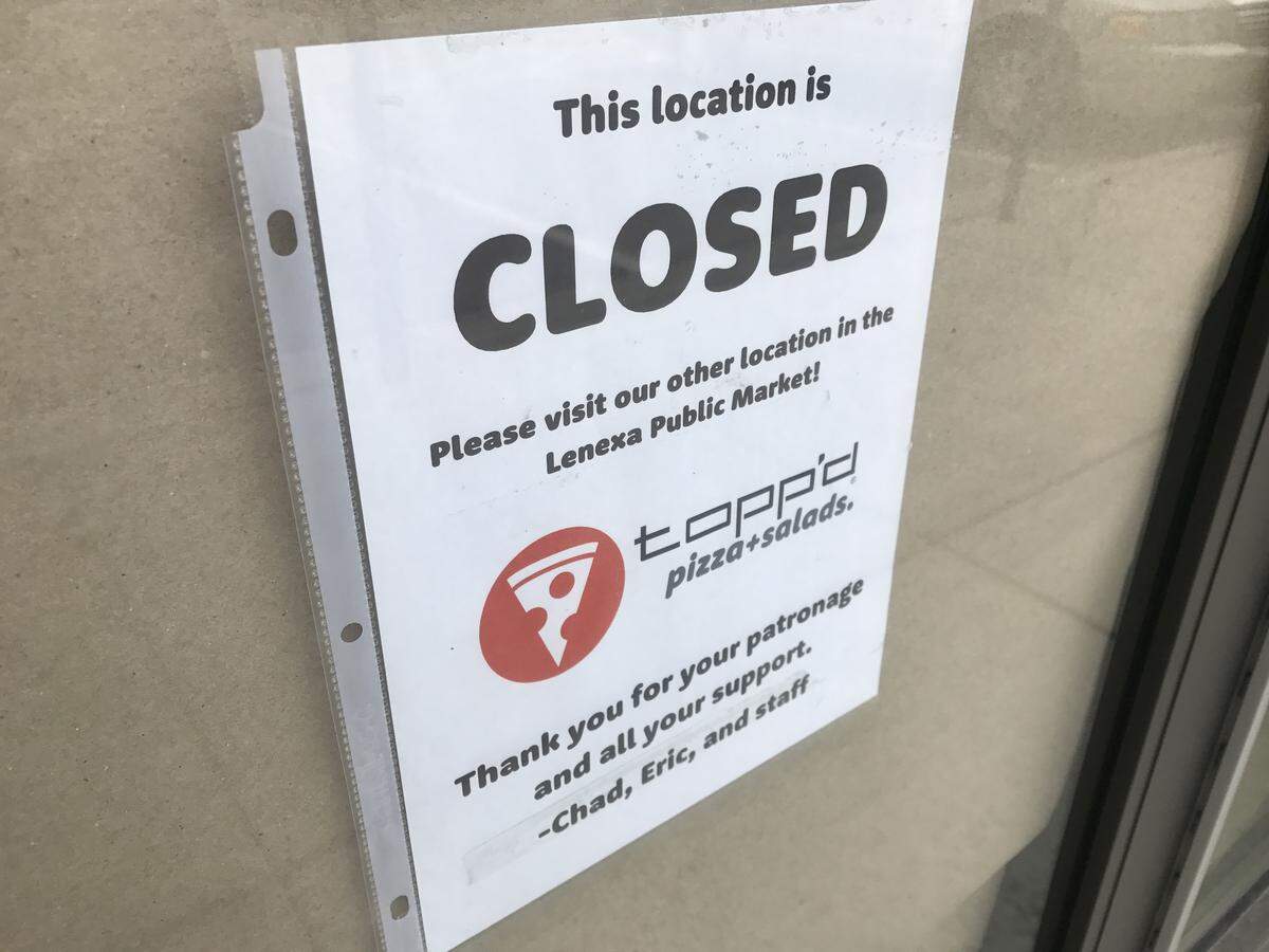 Topp’d Pizza + Salads has closed after operating for four years at 3934 Rainbow Blvd., in Kansas City, Kan.