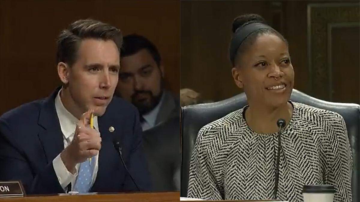 Josh Hawley and Khiara Bridges just played to their own audiences, condescending to one another.