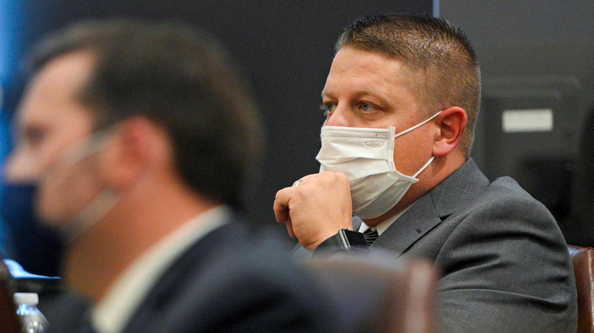 As convicted felon, DeValkenaere may no longer possess firearm, serve as officer