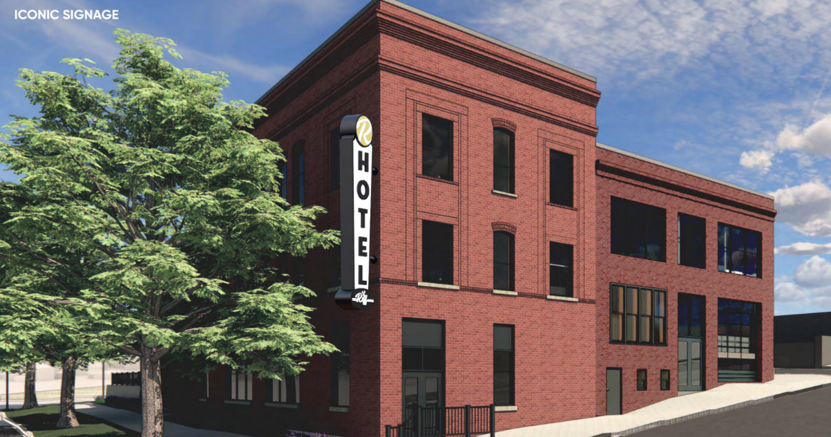The Riff will be a music-themed boutique hotel with a listening lounge and event space.
