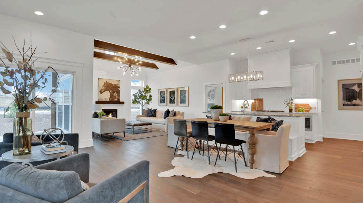 Chapel Hill announces their newest living environment at the Chapel Hill Villas. Designed by architect Scott Bickford and master-crafted by James Engle Custom Homes as the contractor, the Villas offer four distinct reverse 1 ½-story floor plans. The featured home, “The Kelly,” is located at 13004 W. 174th Terrace and open today until 5 p.m.
