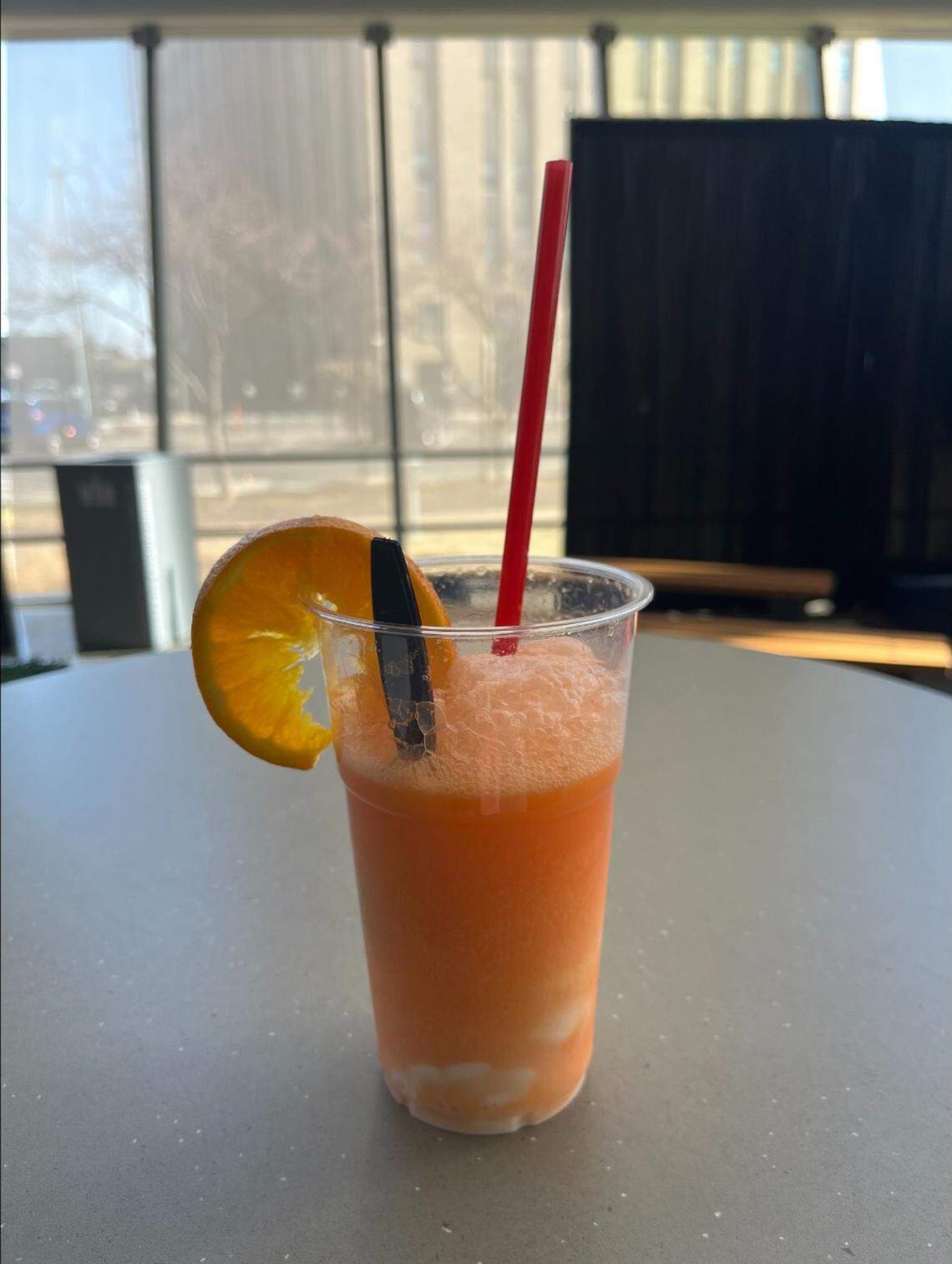 The Citronaut Drink, created by Undeniably Dairy for the Big 12 men’s and women’s basketball tournaments. It was made to honor the University of Central Florida.