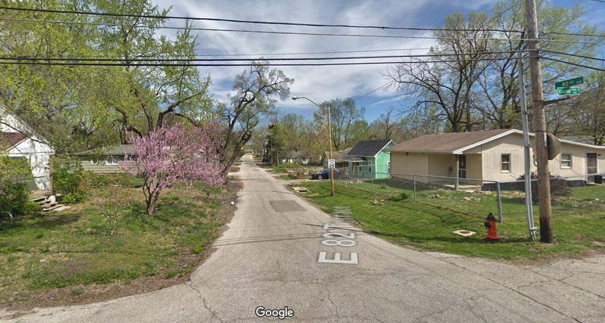 Police are investigating a fatal shooting after a man was shot outside a Kansas City home and brought to a hospital where he was pronounced dead, a spokeswoman said. This Google Maps Street View image of the area is from 2019.