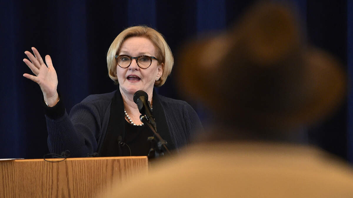 U.S. Sen. Claire McCaskill held a town hall Wednesday at the Robert J. Mohart Multipurpose FOCUS Center in Kansas City.
