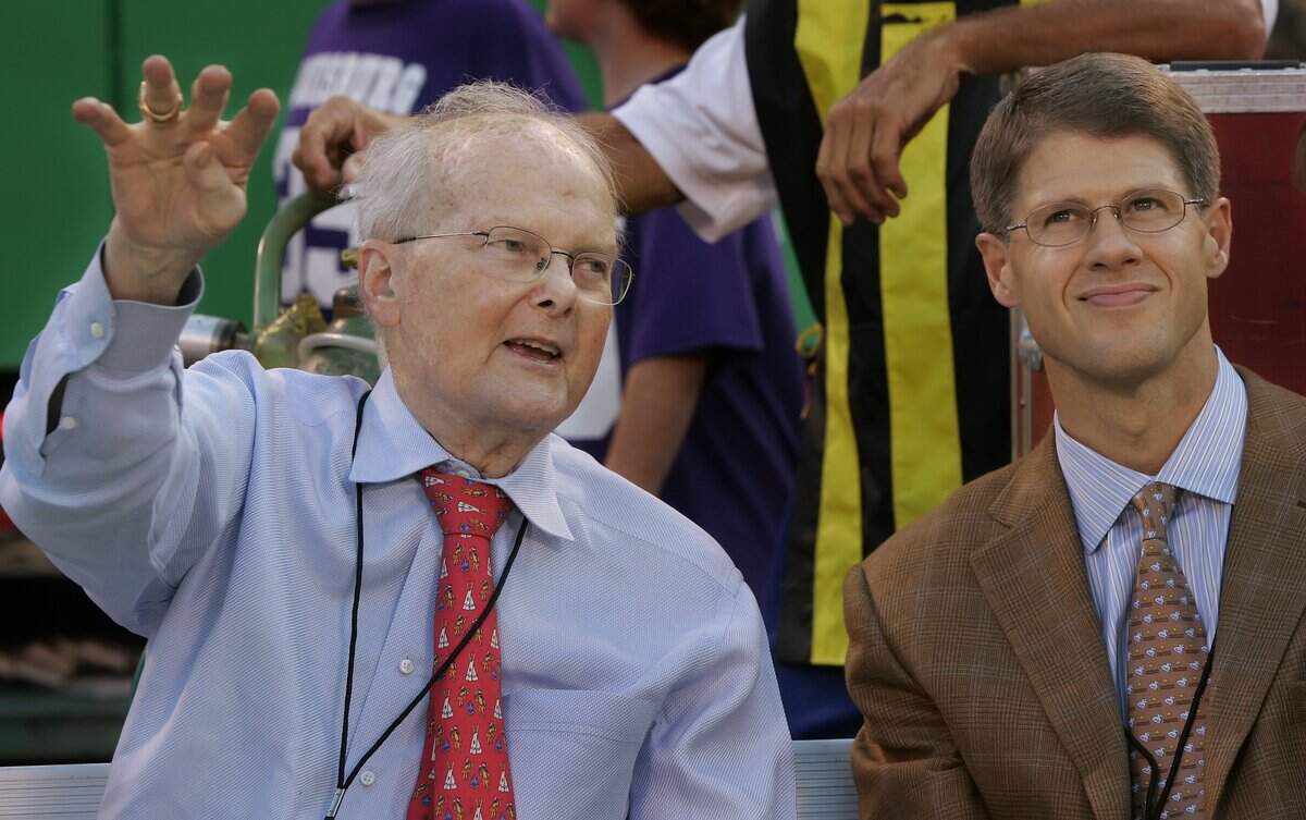 Lamar Hunt, left, handed off stewardship of the Chiefs team he founded as the Dallas Texans when he passed away in 2006. Clark, right, is eager to win the AFC championship trophy named after his father.