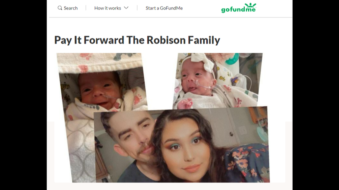 An ICU nurse started a baby registry for an Arkansas family after the newborn’s 22-year-old mom died of COVID-19. GOFUNDME SCREENGRAB