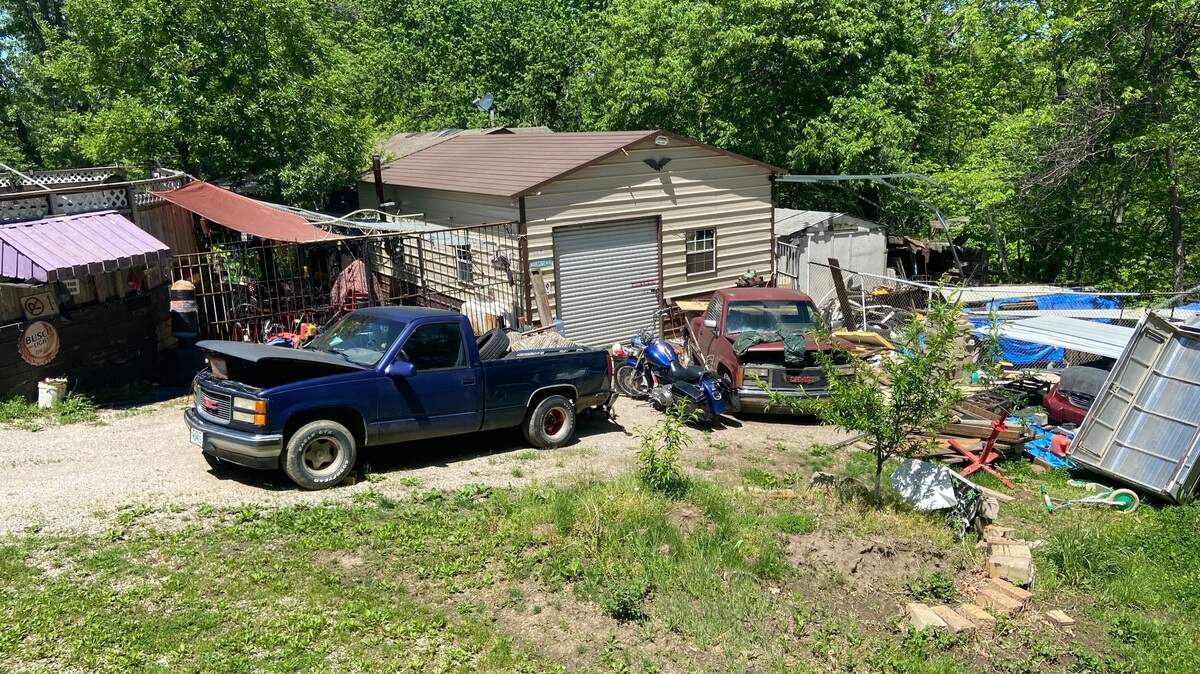 James Larson Sr.’s Lake Arrowhead home, where a five-hour standoff took place Saturday, May 14.