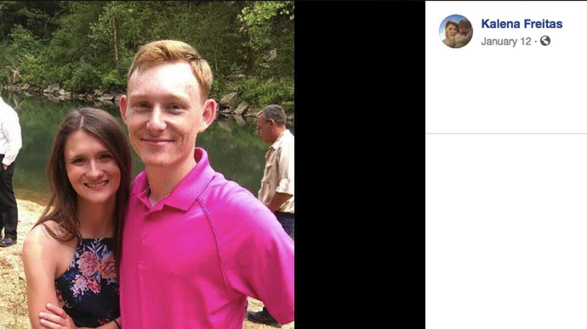 Bryce Ash, 24, right, and Kalena Freitas, 23, both of Houston, Missouri, died in a car crash last week on Highway 63 north of Cabool, Missouri. Their son, Brylon, 3, survived.