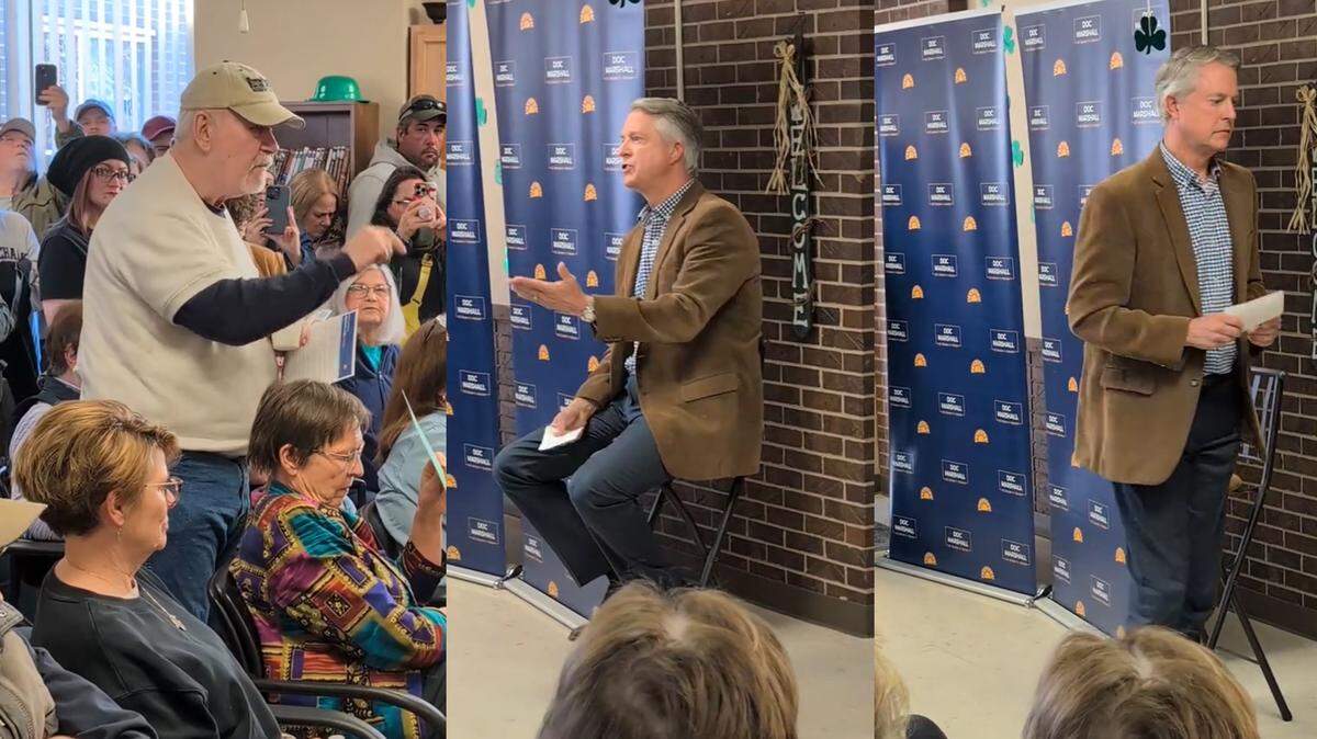 This constituent would have been very interested to hear why you split from Sen. Jerry Moran, who understands that Ukraine aid dollars are spent in Kansas.