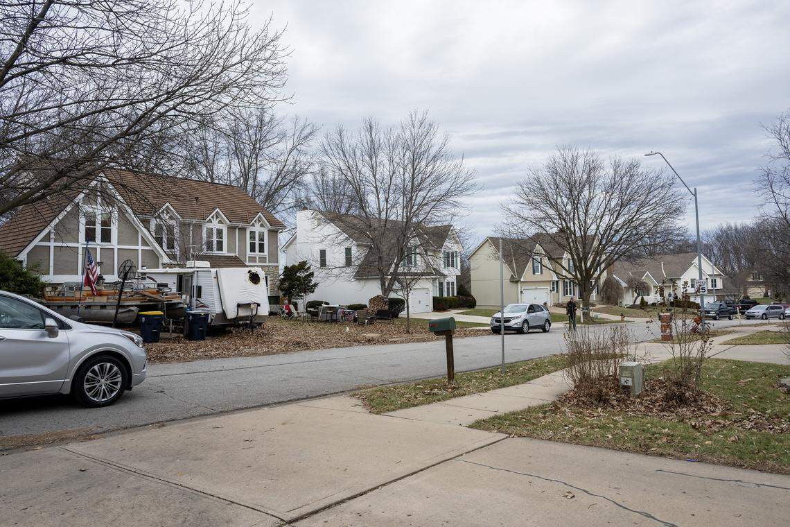 The NE 78th Street block is pictured on Tuesday, Jan. 13, 2026, in Kansas City.