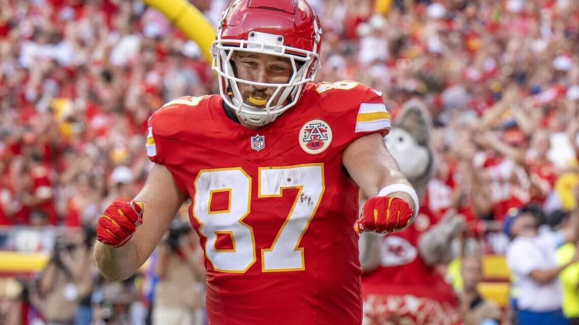 On Super Bowl night, Travis Kelce pops up in flashback on ‘Dancing With the Stars’